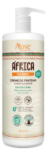 Creme De Pentear Condicionante Africa Baobá Apse 1l