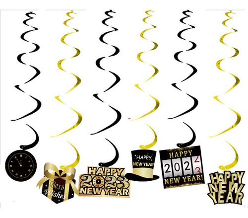 Banner Desplegable Con Diseño Fotográfico De Feliz Año Nuevo
