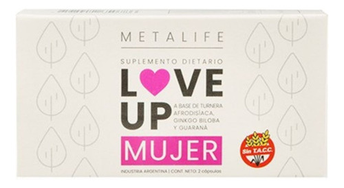 Suplemento Love Up Mujer Estimulante Sexual Formula Ee Uu Sabor Sin sabor