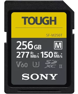 Cartão Sdxc 256gb Sony Sf-m Tough Series Uhs-ii / V60 / U3