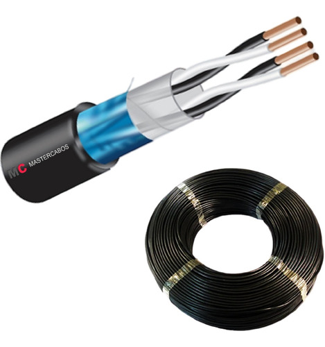 Cabo Sinal 2 Pares Instrumentação 4x1,5 Mm2 Shield Blindado