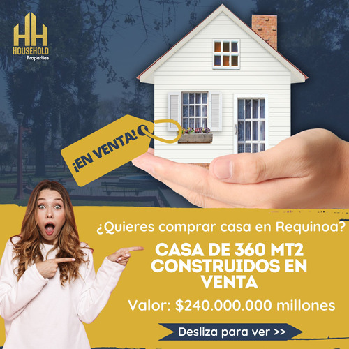 En Venta Hermosa Casa En Requínoa Con 360 Mt2 Construidos