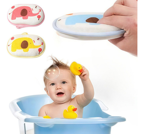 Bonita Esponja De Baño Para Bebés De 3 Piezas