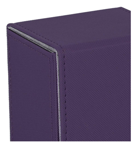 Caja De Cartas Para Tcg Deck Box, Vertical Pu Violeta