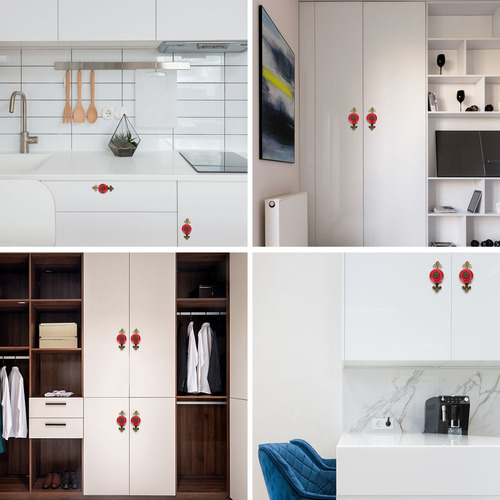 Tiradores Decorativos Para Muebles, 4 Unidades, Tiradores De