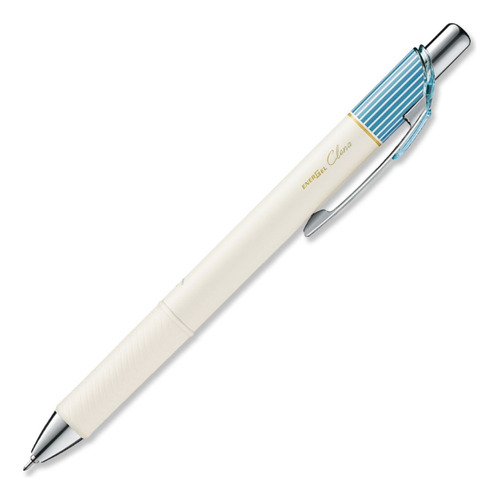 Bolígrafo Pentel Energel Clena Tinta Negra Retractil 0.5mm Color de la tinta Negro Color del exterior Azul