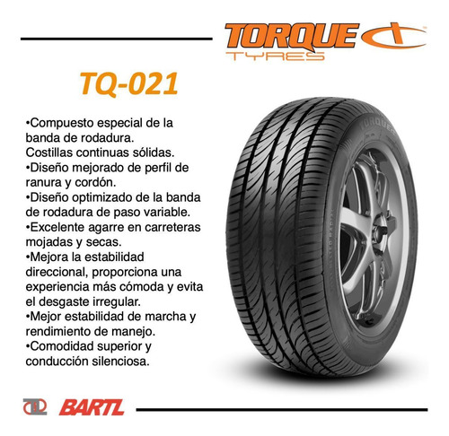 Cubierta 205/50/16 X4 Torque Tq021 Colocada