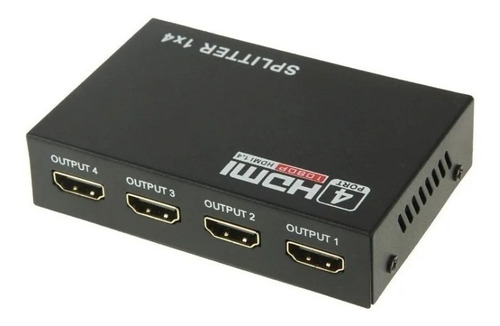 Splitter Hdmi Divisor 1x4 1080p Tv Monitor Proyect Fuente