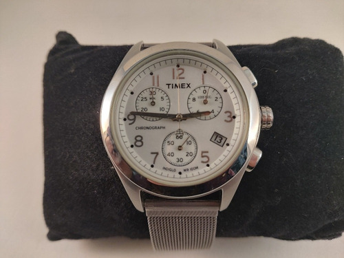 Relógio Timex Cronografo Aço Sem Uso