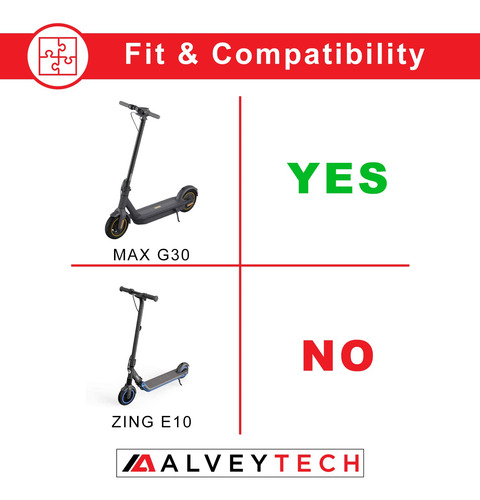 Alveytech Conjunto Rueda Delantera 10 Pulgadas Max G30 Mmg