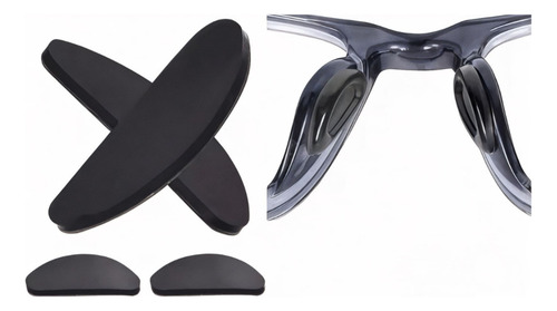 Almohadilla Para Lentes Antideslizante Soporte Nariz Negro