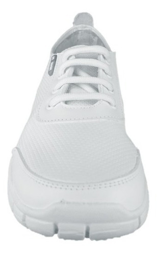 Zapato Tenis Blanco Piel Ultraligero Enfermer Dr Hosue 3017