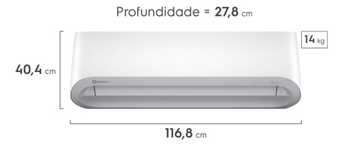 Ar-condicionado Electrolux Split 23.000 Btus Color Adapt Fri Cor Branco