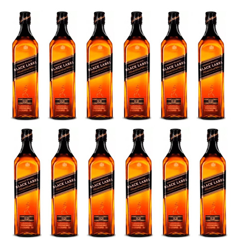 Whisky J.walker Black Label 12 Años 750ml X2 Zetta Bebida