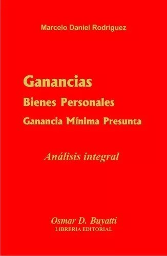 Libro Ganancias Bienes Personales Ganancia Mínima Presunta