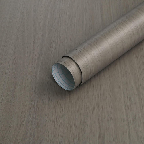 Papel Vinilo Adhesivo Heroad Estilo Madera Gris, 40cm X 1.5m