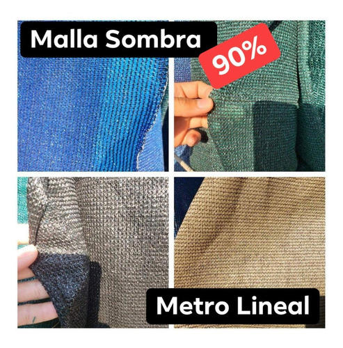 Malla Sombra Raschel 90% Venta De 1 M Lineal X 4 M De Ancho