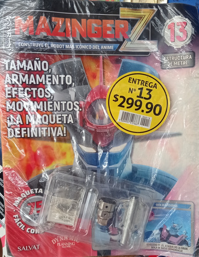 Construye Mazinger Z  Edición #13 Editorial Salvat 