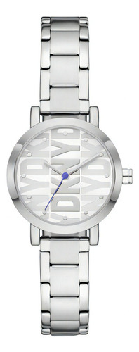 Reloj Mujer Dkny Soho Analogo Acero P Color De La Correa Plateado