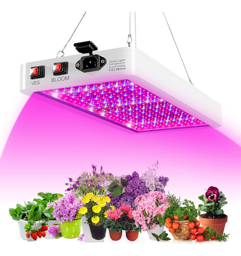 Luz Led 312 De 2000 W For El Crecimiento De Las Plantas