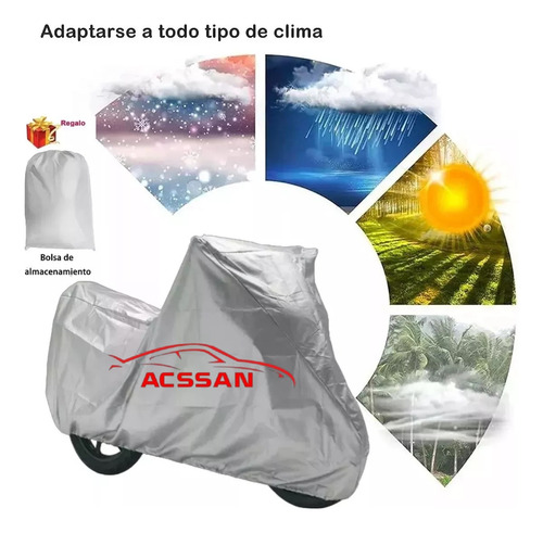 Forro Moto Broche + Ojillos Vector 250cc Rojo 2022