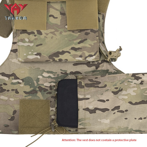 Yakeda Camouflage 500d Nylon 66 Chaleco Tactico Combat Molle