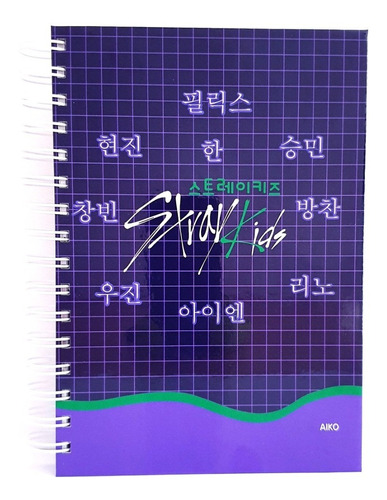 Cuaderno Para Organizar El Estudio Del Coreano- Stray Kids