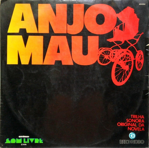Anjo Mau Lp Trilha Sonora Novela Nacional  1976 Slivre 1135
