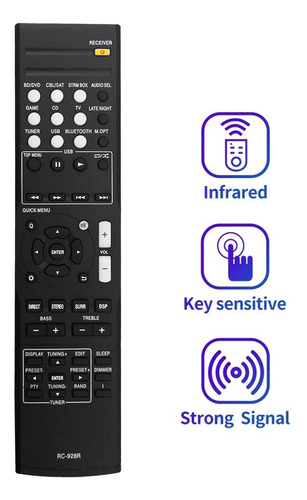 Control Remoto De Reemplazo Rc-928r Para Receptor Av Ht-s390