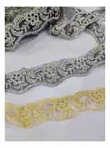 Comprar Puntilla Tul Bordado Lurex 3 Metros X 3cm Ancho