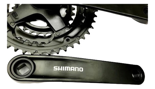Shimano Fc-ty301 Triple Plato Aluminio-eggobike Negro