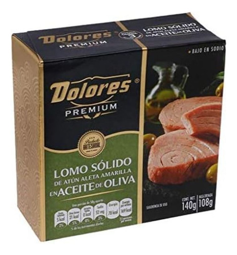 AtĂșn Dolores Premium Solido En Aceite De Oliva 140g Pack 5