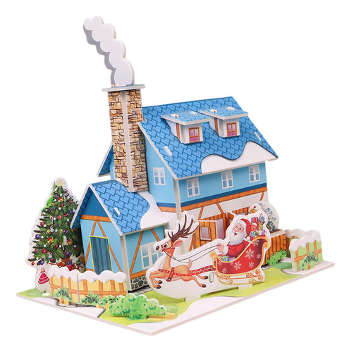 4 Diy Casas De Navidad Kits De Casas De Artesanía