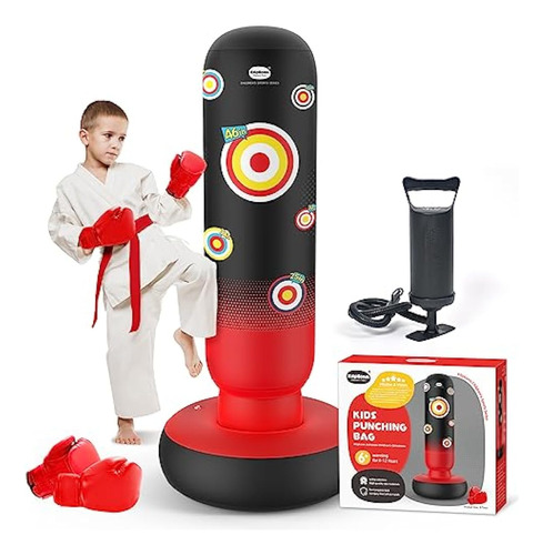 Kilpkonn Punching Bag For Kids, 67&quot;