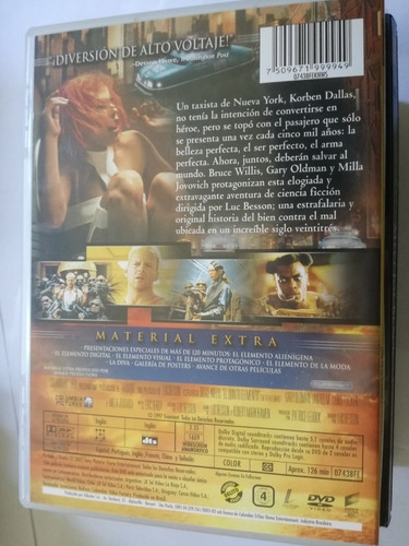 The Fifth Element / El Quinto Elemento 2 Discos - Dvd