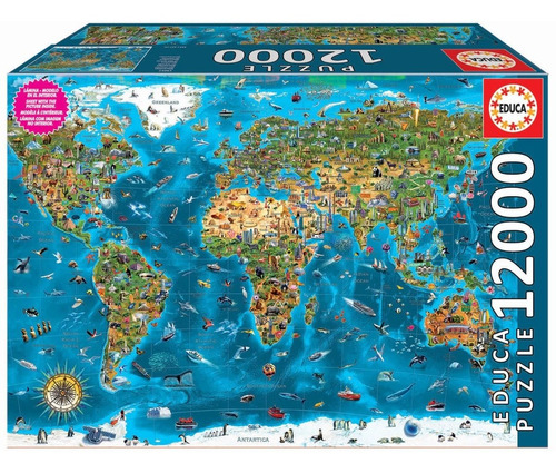 Puzzle Rompecabezas 12.000 Pzs Maravillas Del Mundo Educa