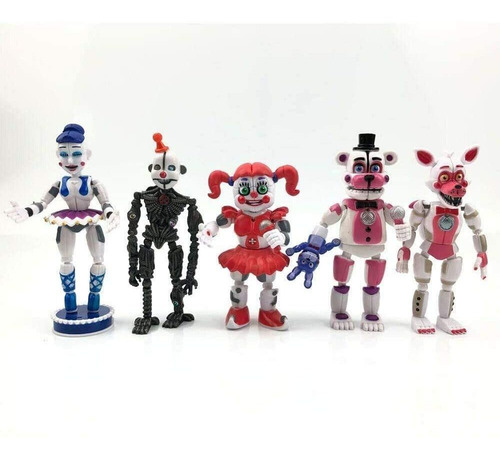 5 Piezas Five Nights At Freddy's Sister Location Juguetes De