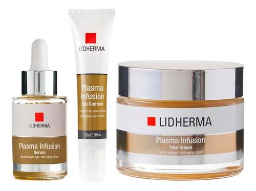 Plasma Infusión Face Cream+ Sérum+ Eye Lifting Lidherma