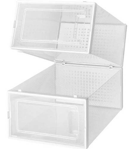 Caja Para Zapatos Transparente Rigida Plegable