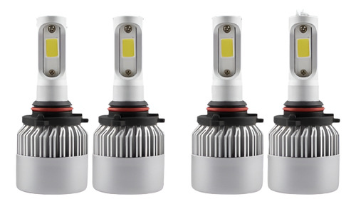 400w 40000lm 9006 9005 Cob Led Combo Alto Cruce 6500 K Kit B