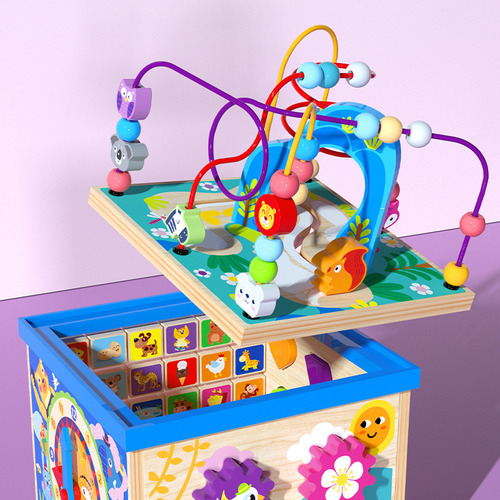 Cubo De Juguete Maze Activity Teaching Maze 8 En 1 Color Colorful Toygagade YSY085