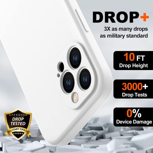 Funda De Teléfono Upgrade Camera Protection De Silicona De Color Liso A Prueba De Golpes Para iPhone 16 Pro Max 15 14 13 12 11 Series