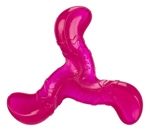 Juguete Para Perros Bungee Boomerang Flexible Trixie Triplex Tpr 17 Cm Color Rosa