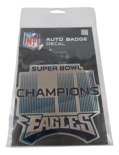 Kit Porta Gafete Eagles, Calcomanía, Auto Badge Y Juguete