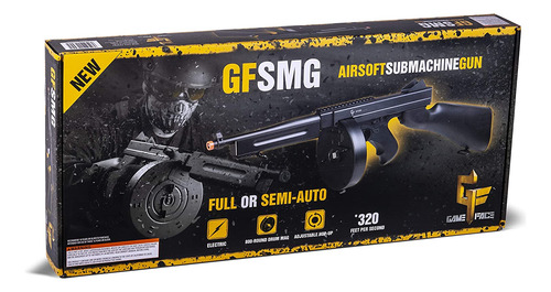 Imagen 4 de 6 de Rifle Airsoft Aeg Game Face Gfsmg Con Tambor - Camping Shop