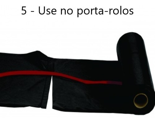 Saco de Lixo Reciclado Super Forte 100 Litros Dover Roll com 15 unidades