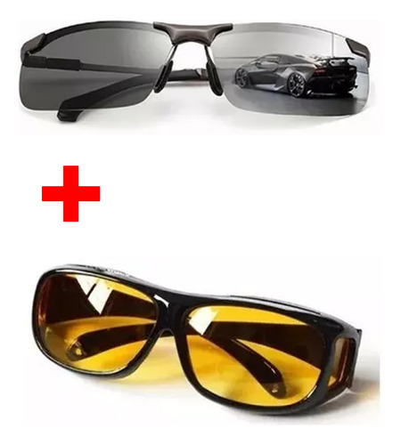 2 Gafas De Visión Nocturna Con Protección Solar Polarizada