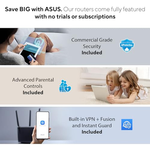 Asus Rt-ax57 Go: Router Wifi 6 Porttil Con Seguridad Vpn