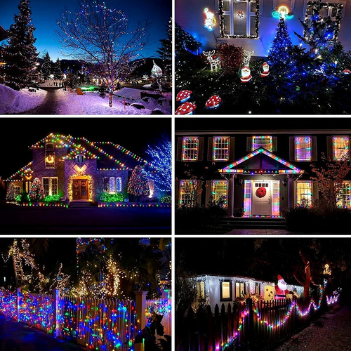 Cadena De Luces Led De 5 M De 8 Modos Para Decoración Navide