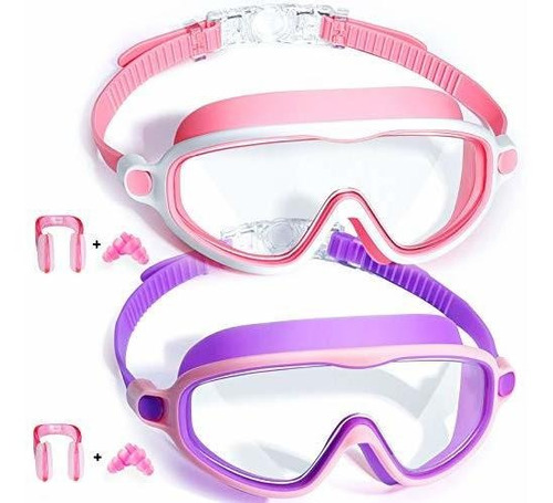 Gafas De Natación Para Niños De 3 A 15 Años, Antiniebla, Ant